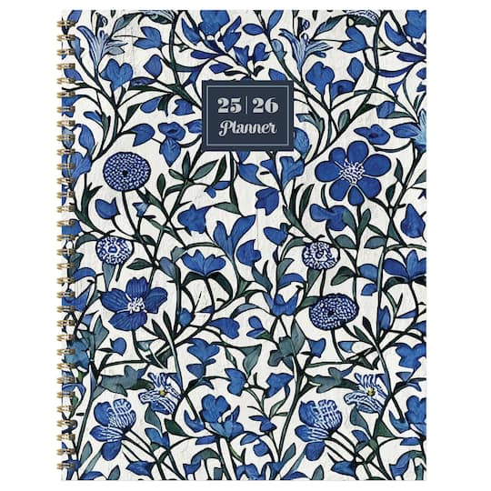 TF Publishing 2025-2026 Francophile Flower Large Weekly/Monthly Planner